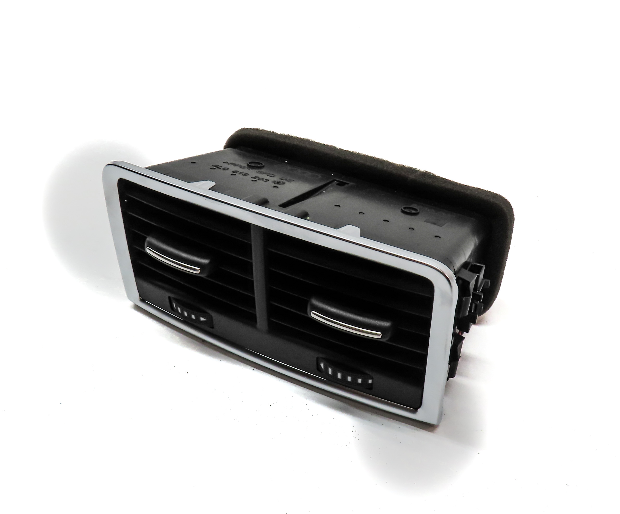 2014 AUDI Q7 (4L) REAR CENTER CONSOLE HEAT AIR AC HVAC DUAL VENT (Black) — exact item pictured